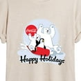 thumbnail image 3 of Coca-Cola - Happy Holiday Sled - Juniors Ideal Flowy Muscle T-Shirt, 3 of 5