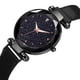 thumbnail image 1 of Reloj casual para niño y niña con cielo estrellado, reloj de pulsera con imán de aleación de cuarzo a la moda (negro), 1 of 5
