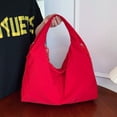 thumbnail image 4 of Slouchy Tote Bag, Nylon Tote Bag, Slouchy Shoulder Bag, Large Casual Handbag for Travel Gym Commute Weekend Vacation, 4 of 6