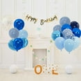 thumbnail image 6 of 12inch Metallic Macaron Baby Pearl Navy Royal Blue Balloons, 100pcs Blue Balloons Set for Birthday Wedding Baby Shower Graduation Party Decorations, 6 of 7