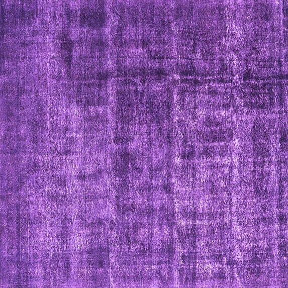 Ahgly Company Indoor Square Oriental Purple Industrial Area Rugs, 6' Square