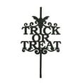 thumbnail image 2 of National Tree Company Halloween Wreath Hanger, Black, Metal, TRICK OR TREAT, 19 Inch, 2 of 4