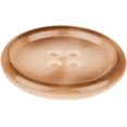 thumbnail image 2 of Mibo 6pcs Urea Coat Buttons with Rim - 4 Hole - 44L(28mm) - Beige Tan Blend, 2 of 2