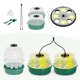 thumbnail image 1 of Full Spectrum Yellow LED Grow Warm Light 14-Cell Growing Box Round Seed Starter Tray for Plant Indoor Nursery Germination He Qiyong unisex, 1 of 2