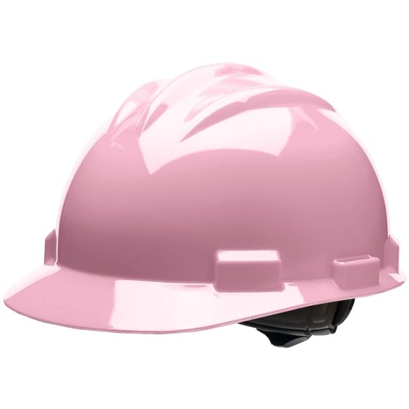 Casco de seguridad Bullard S61 estilo gorra de 3 nervaduras, rosa claro