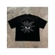 thumbnail image 1 of Retro Street Men's Casual Loose Cotton Big Eye Bubble Print Short Sleeve Couple T-shirt Summer Breathable Short Sleeve Tops, 1 of 6