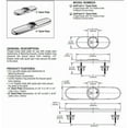 thumbnail image 2 of American Standard 4 in. Brass Deck Plate in Polished Chrome, 2 of 2