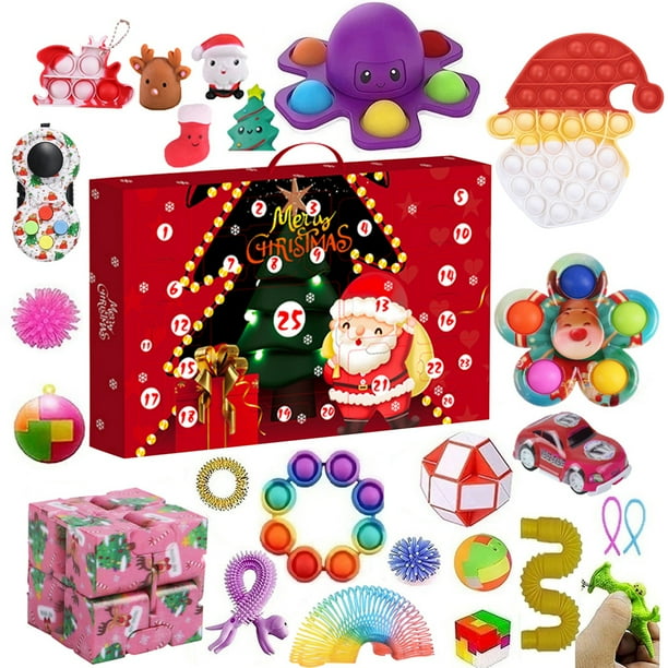 Christmas Countdown Calendar Advent Calendar for Kids Fidget Toys Surprise  Box Count Down Xmas Gifts for Boys Advent Calendar - Walmart.com