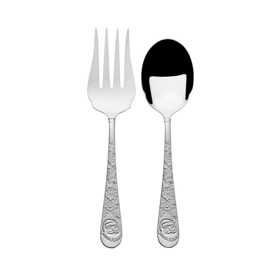 Towle Everyday 18.0 Stainless Steel Santa 2-Piece Serving Set