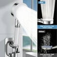 thumbnail image 6 of Arevtovis Shower Head, 5-Mode Massage Pulse Handheld Shower Head Set, High-Pressure Shower Head with Punch-Free Bracket and Long Hose, Easy Installation Without Tools, Black, 6 of 7