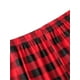 thumbnail image 5 of Qarigey Pijamas navideños a juego con la familia a cuadros ropa de dormir de manga larga vacaciones Navidad Loungewear Homewear Pijama MUJER M, 5 of 6