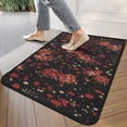 thumbnail image 4 of Horror Pumpkin Ghost Non Slip Door Mat - Innovative Design 30x17 Inch Happy Halloween Pumpkin Nonskid Throw Rugs Switch Rug for Entryway Porch Entryway Bathroom, 4 of 7