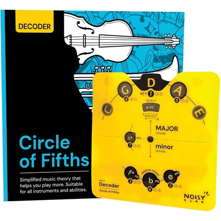 Plastic Melody Tool Circle Of Fifths with Stand & Book