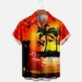 thumbnail image 2 of Camisas casuales de manga corta estilo hawaiano de moda de verano para hombres Pompotops oipoqjl43990, 2 of 6