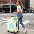 thumbnail image 5 of Stretch Luggage Cover XL(29-32in)– Elastic Travel Suitcase Protector with Handle Openings & Bottom Closure, Washable Polyester Spandex Suitcases Cover, Daisy Flower Print, 5 of 5