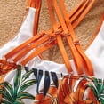 thumbnail image 5 of PatPat Family Matching Tropical Plant Print Two-piece Swimsuit and Swim Trunks Shorts, 5 of 11