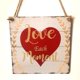 thumbnail image 4 of Amor Romántico Cada Momento de San Valentín Decoración para Letrero de para Colgar en Yuyangstore Love Every Moment Signo de pared, 4 of 8