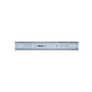 Mitutoyo 6in. x 150mm 0.02s Steel Rule - Silver