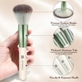 thumbnail image 4 of DUAIU 15-Piece Professional Makeup Brush Set - Premium Synthetic Foundation, Blush, Eyeshadow, Concealer & Lip Brushes Kit with Travel Bucket for Face & Eye Makeup Application, 4 of 7