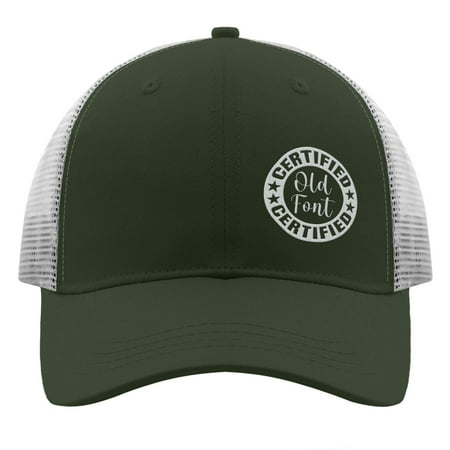 Baseball Hats Retirement certified old font Embroidery Dad Cap for Men Fashion Adjustable for Fishing Snapbacks Army green 2 One Size