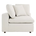 thumbnail image 2 of Modway Commix Upholstered Boucle Fabric Corner Chair in Ivory, 2 of 8