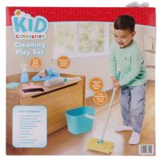 Kid Connection 21-Piece Pretend Cleaning Set with Sound Vacuum, Mop, Broom, Bucket & Cleaning Accessories