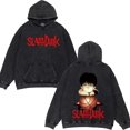 thumbnail image 1 of Sudaderas con capucha de Anime Slam Dunk para hombre, sudaderas con capucha Vintage Sakuragi Hanamichi, camisetas de algodón lavadas, Jersey informal de manga larga, Top con capucha, 1 of 4