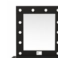 thumbnail image 3 of Tocador Vanity Moderno Con Focos Espejo Camerino Chocolate Hollywood Reinicia 21 Muebles, 3 of 5