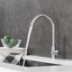 thumbnail image 2 of Grifo de acero inoxidable, grifo de agua fría individual, grifo vertical para baño, grifo de agua para cocina, 2 of 2