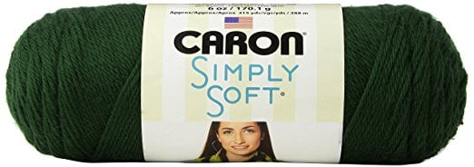Gauge 4 Medium Machine Wash & Dry Caron Simply Soft Collection Yarn 100% Acrylic- Pistachio 6oz 