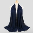 thumbnail image 4 of MEICHEN Women's Soft Chiffon Headscarf Spring Summer Long Shawl Solid Color Muslim Hijab Accessories Scarf for Women, 4 of 9