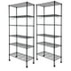 thumbnail image 1 of Shelving Simple Deluxe, resistente, 6 estantes, 180 x 35 x 182 cm, color negro, 1 of 8