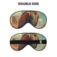 thumbnail image 2 of Uemuo Western Desert Cactus Bald Eagle Pattern Sleep Eye Mask - Light Blocking Sleep Mask Blocking Out Light Perfectly, Soft and Comfortable Night Eye Mask, Eye Blinder, 2 of 7