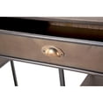 thumbnail image 3 of Tripar International 19633 Metal Desk with Shelves, Bronze - Rectangular, 3 of 5