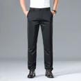 thumbnail image 4 of Pantalones de sastrería de oficina para hombre, pantalones casuales rectos, ropa de calle para hombre, venta de tallas grandes, diseñador, baratos, tallas grandes, largos, 4 of 5