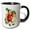 Black/White, variant on 3drose, Clapsaddle – Boy and Girl with Toys, 11oz Two-tone Red Mug