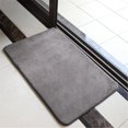 thumbnail image 7 of Memory Foam Bathroom Mat, Super Soft Absorbent Bathroom Carpet Anti-Slip Bathroom Carpet Chute for Shower Bathroom Floor 50*80cm(#Gray), 7 of 7