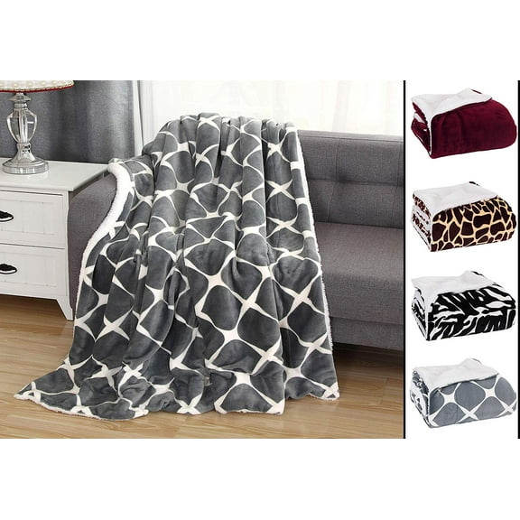 Elegant Comfort 50 x 60 Blanket Gift Christmas Throw