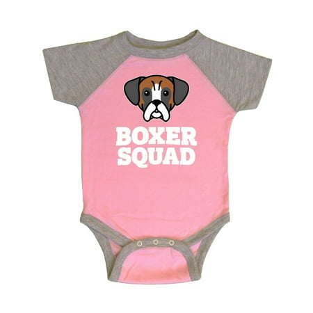 

Inktastic Dog Boxer Squad Gift Baby Boy or Baby Girl Bodysuit