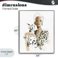 thumbnail image 4 of Stupell Industries Glam Fashion Hunt Elegant Woman Gray Framed Giclee Art, 24 x 30, by Svetlana Aleynikova, 4 of 8