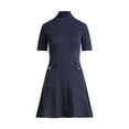thumbnail image 5 of Free Assembly Women's Mock Neck Sweater Dress with Short Sleeves, Sizes XS-XXL, 5 of 5
