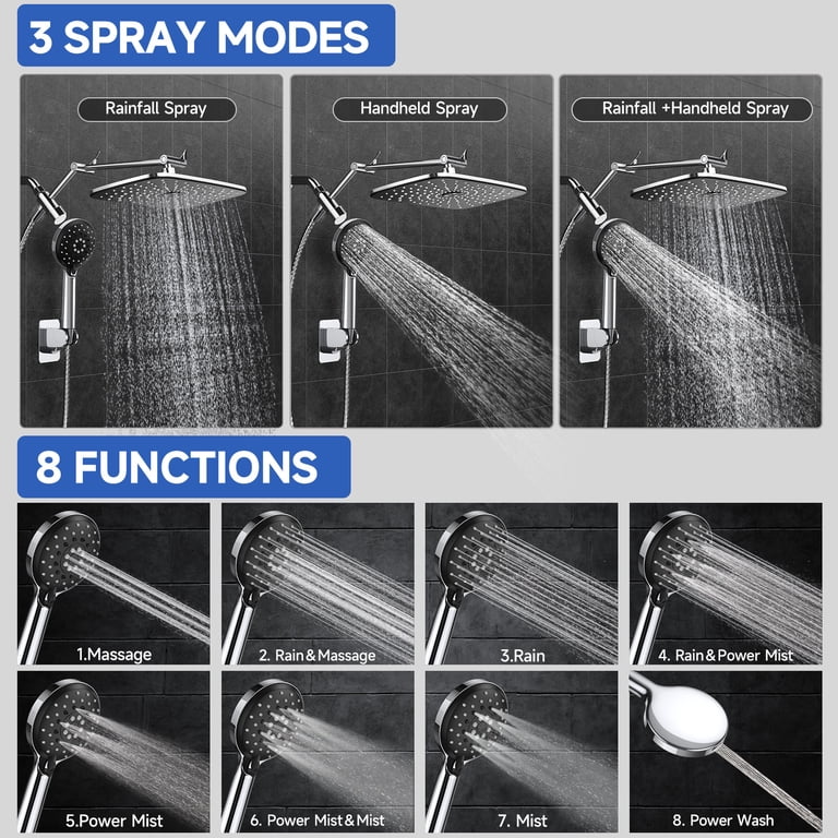 Ophanie 12-Inch Rain Shower Head Combo System photo 4