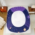 thumbnail image 6 of Feelyou Dreamy Axolotl Teens Twin Sheet Sets, Mystic Moon Stars Galaxy Twin Fitted Sheet, Kawaii Pink Animal Flat Sheet, Lightweight Room Decor, 3-Piece, 6 of 8