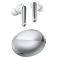 thumbnail image 1 of Monster Bluetooth Wireless Earbuds, Bluetooth 5.3 Headphones HiFi Stereo, Crystal Clear Call, 30H Playback, Type-C Charging, IPX6 Waterproof Wireless in-Ear Earbuds, Silver, 1 of 8
