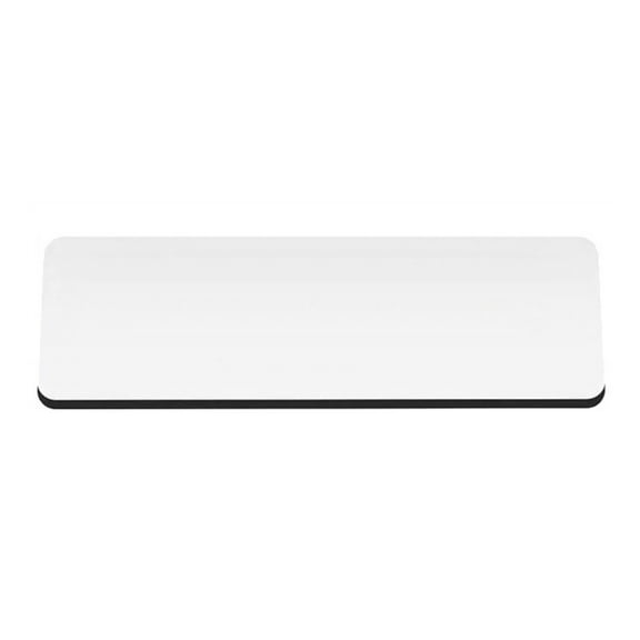 OFFIGAM 3-Pack White Blank Name Badge Tags with Clips, Lightweight for Conferences, Meetings, Events and Workplaces