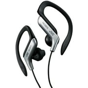Angle View: JVC HAEB75SN Clip Style Headphones, Powerful Sound with Bass Boost (Sliver)
