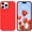 Red, variant on Compatible with iPhone 15 Case 6.1 Inch Liquid Silicone Soft Gel Rubber Slim Thin Microfiber Lining Cushion Texture Cover Shockproof Protective Phone Case for iPhone 15, Yellow