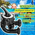 thumbnail image 5 of SPX0710X32 Vari-Flo Multiport Valve For Hayward S200 and S240 Series Pool U 1.5", 5 of 12