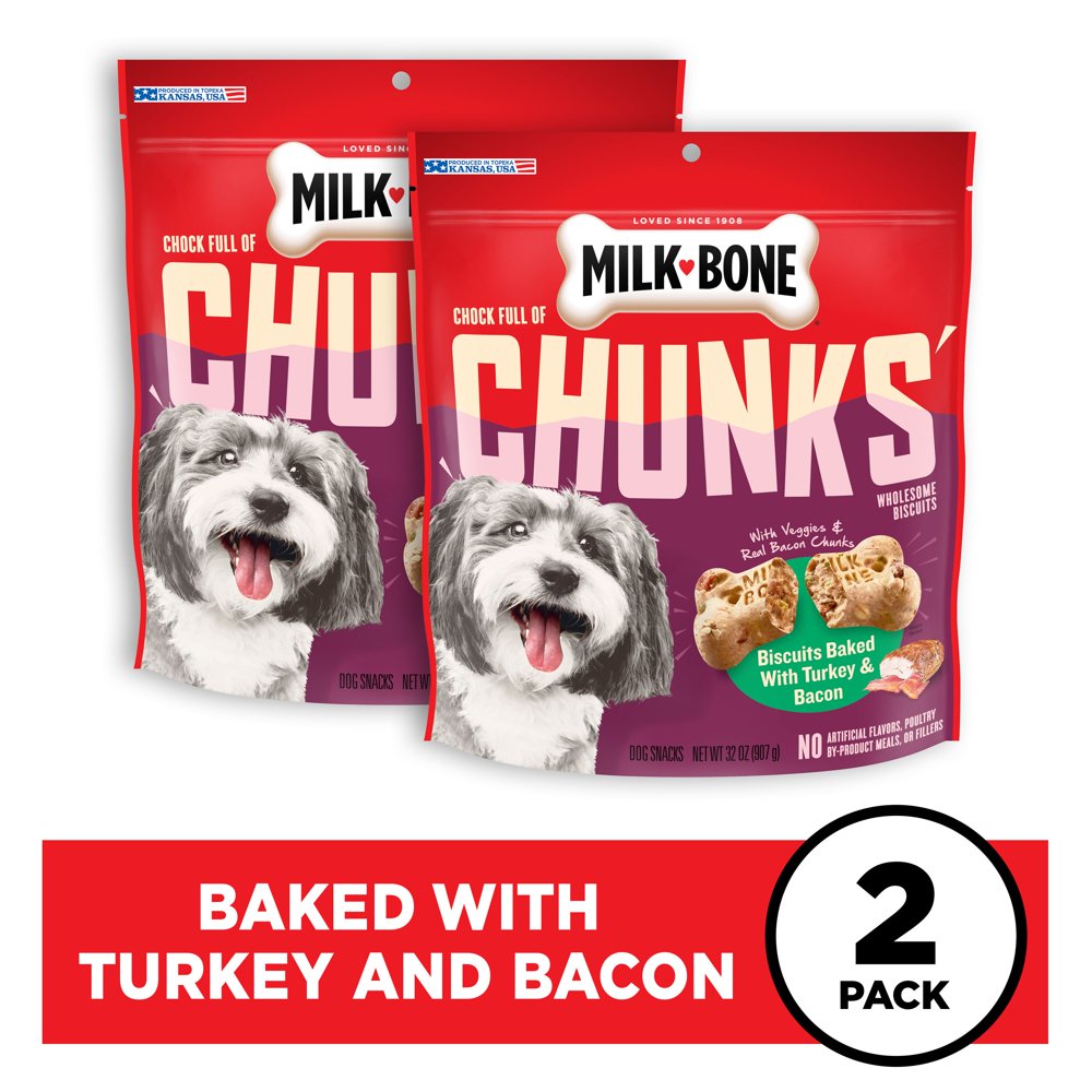MilkBone Chock Full of Chunks With Turkey and Bacon Flavored Dog