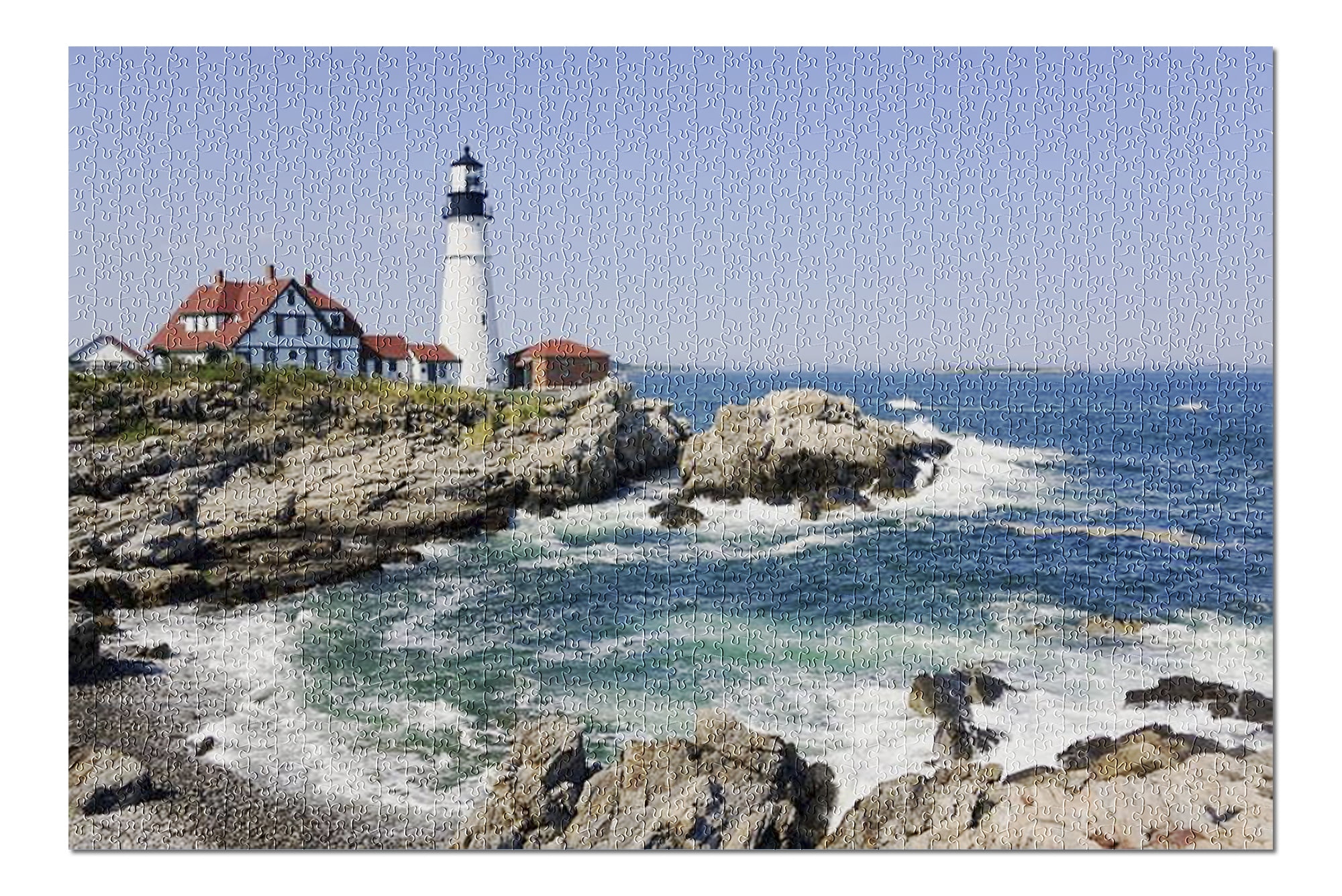Lighthouse in Portland, Maine 9005488 (20x30 Premium 1000 Piece Jigsaw ...